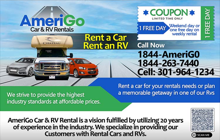 AmeriGo Car & RV Rentals Maryland, Virginia - AmeriGo - Car & RV Rentals